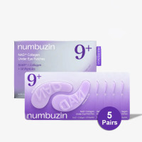 NUMBUZIN Nr. 9 NAD kolageno odos kaukė po akimis su 50 peptidų kompleksu, 5 vnt. | Multum
