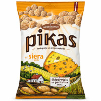 PIKE bulvių ir žirnių užkandžiai su 100 g sūrio skoniu | Multum