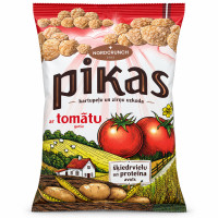 PIKE bulvių ir žirnių užkandis su pomidorų skoniu 100 g | Multum
