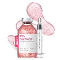 SUNGBOON EDITOR Pink PDRN Glow Boosting Ampulle seerum näonahale 40ml | Multum