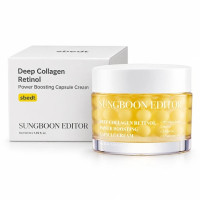 SUNGBOON REDAKTORIUS Gilus kolageno retinolio galios stiprinantis kapsulės kremas veido odai 50ml | Multum