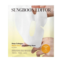 SUNGBOON EDITOR Deep Collagen näomask niatsiinamiidi ja C-vitamiiniga 37g | Multum