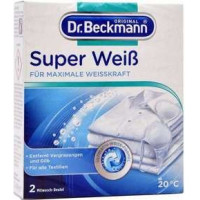 Dr. Beckmann dėmių valiklis baltiems drabužiams 2x40g | Multum