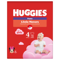 Huggies Pants Girl 4 (9-14kg) püksid tüdrukutele 72 tk. | Multum