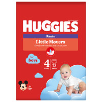 Huggies Pants Boy 4 (9-14kg) kelnaitės 72 vnt. | Multum