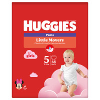 Huggies Pants Girl 5 (12-17kg)  biksītes 68gb. | Multum