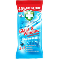 Green Shield Glass & Window Niisked salvrätikud klaasile ja akendele 70 tk | Multum