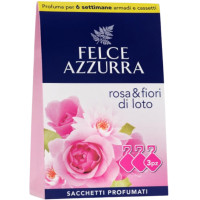 FELCE AZZURRA Rose & Lotus aromātiskie maisiņi 3gab | Multum