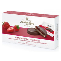 Anthon Berg Strawberry In Champagne šokolādes konfektes- zemenes šampanietī 220g | Laravel