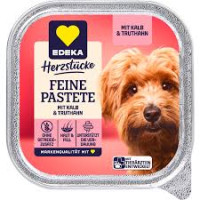 Edeka paštetas šunims su veršiena ir kalakutiena 150g | Multum