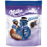 MILKA pieniško šokolado saldainiai su Oreo ir pieno grietinėlės įdaru 86g TERMINAS 31.03.2026. | Multum