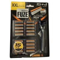 Body-X Fuze 15 + 4 vienreizējie  skuvekļi | Multum