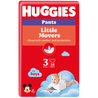 Huggies sauskelnės Nr.3 berniukams (58 vnt.) | Multum