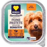 Edeka Feine Sensitiv Paštetas šunims su kalakutiena ir ryžiais 150g | Multum