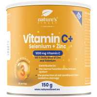 Looduse parim tsink + seleen + C-vitamiin. Unikaalne immuunsust tugevdav valem – suur annus C-vitamiini koos tsingi ja seleeniga. Suhkruvaba. 150 g | Multum