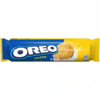 OREO GOLDEN biskviitküpsised kreemitäidisega 154g | Multum