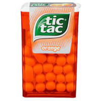 Ferrero Tic Tac Orange oranžinės dražė 18g | Multum