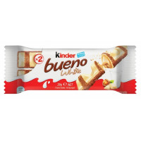 Ferrero Kinder Bueno WHITE valge šokolaaditahvel 39g | Laravel