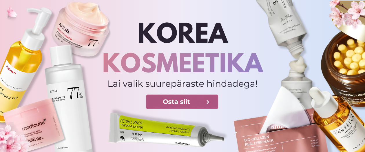 MULTUM, K-Beauty, Korea kosmeetika, Dr Althea, Medicube, Biodance, Celimax, Anua, Skin1004, Cosrx, Beauty of Joseon, Manyo, Centellian24, Heimish, VT Cosmetics, Purito Seoul