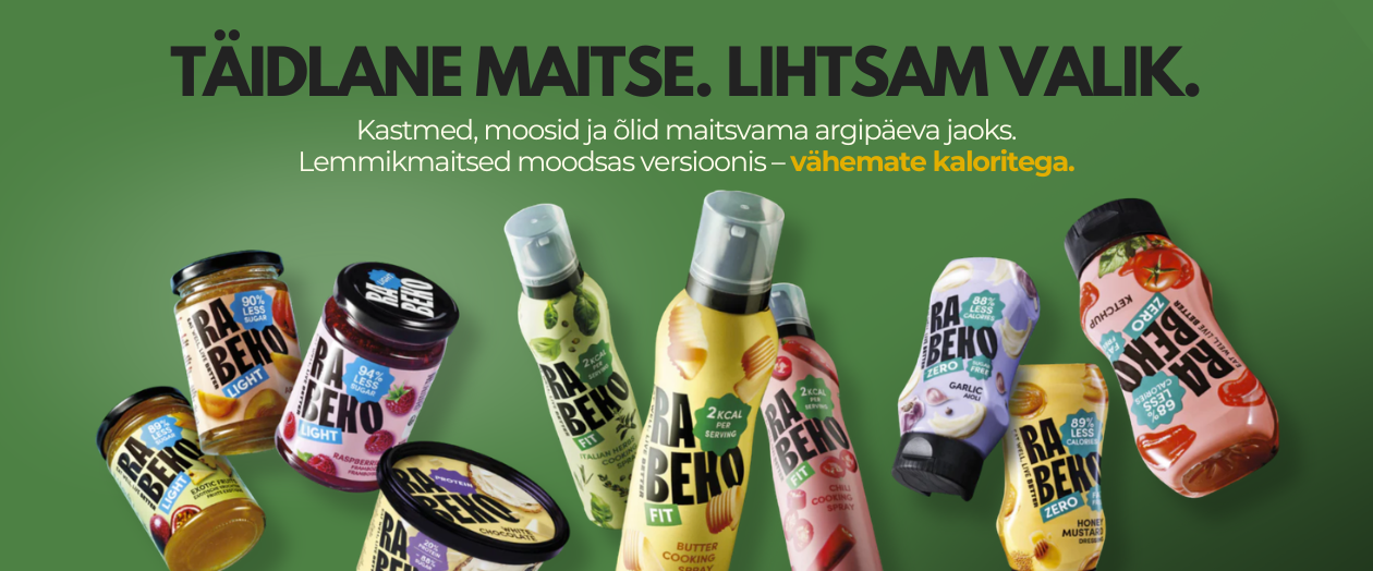 MULTUM, Rabeko, madala kalorsusega kastmed, moos, õli