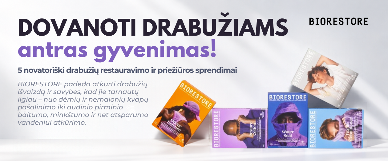 MULTUM, BIORESTORE, drabužių priežiūros priemonės, drabužių restauravimas