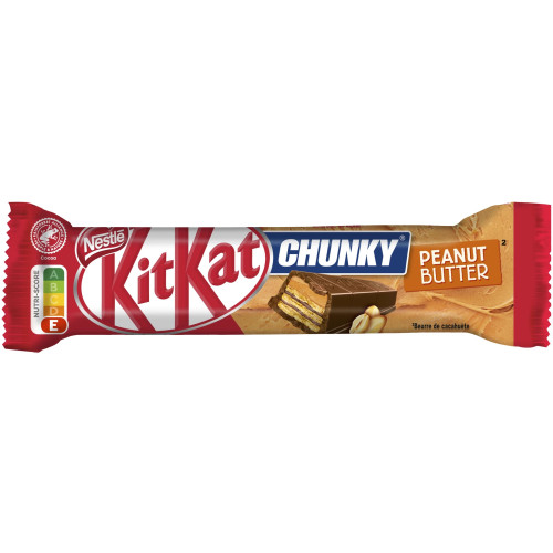 KIT KAT Chunky žemės riešutų sviesto šokolado plytelė 42g | Laravel