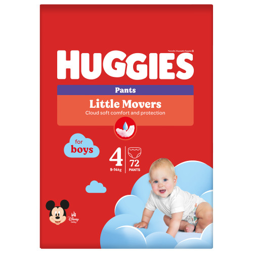 Huggies Pants Boy 4 (9-14kg) aluspüksid 72 tk. | Laravel