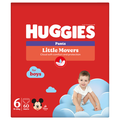 Huggies Pants Boy 6 (15-25kg) aluspüksid 60 tk. | Laravel