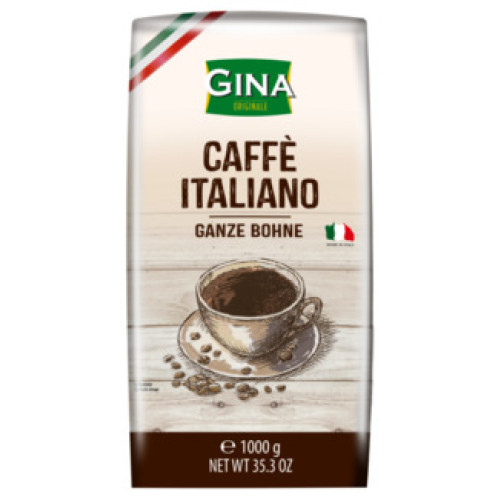 Gina Originale Coffee Italiano - suurepärane kohv Itaalia ubadest, sobib espressole 1kg | Laravel