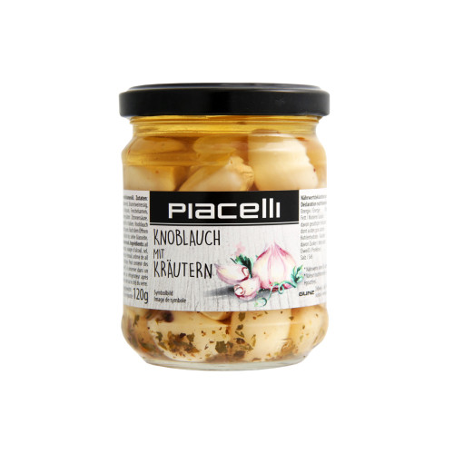 Piacelli küüslauk rohelistega päevalilleõlis 190g | Laravel