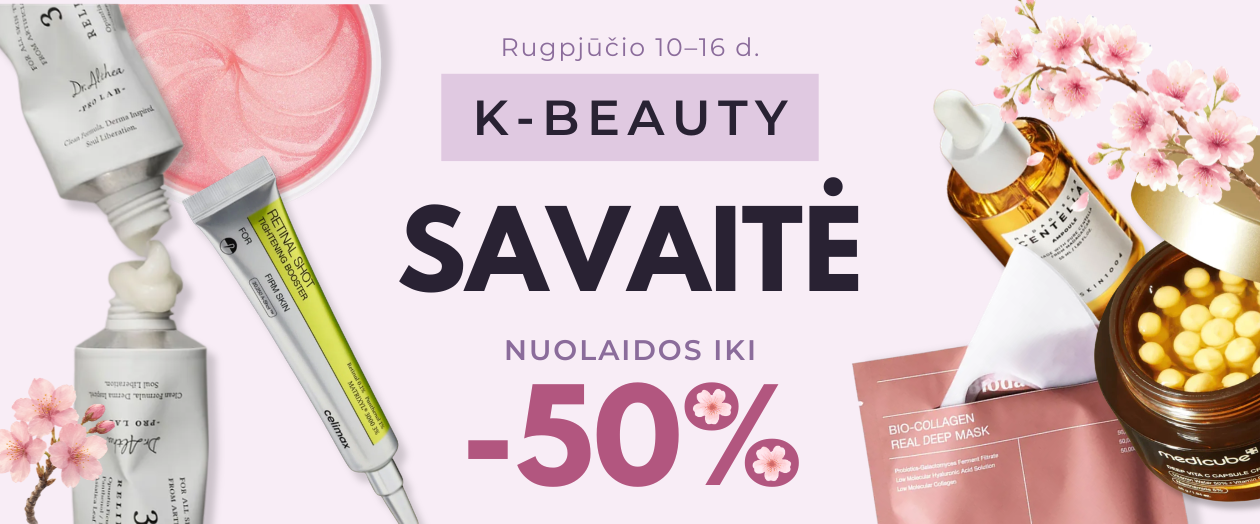 MULTUM, korėjietiška kosmetika, Dr. Althea, Medicube, Biodance, Celimax, Anua, Beauty of Joseon, Esthetic House, nuolaidos, akcijos